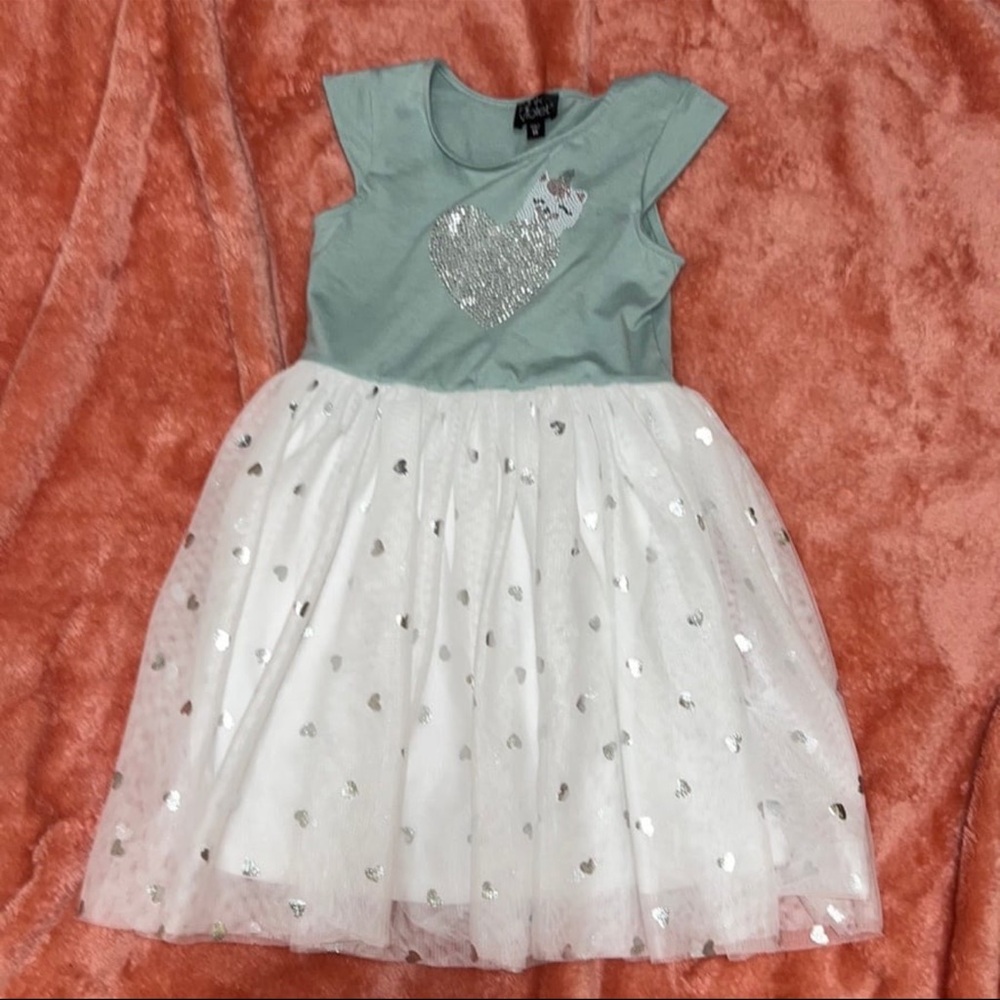 Pink violet girls dress